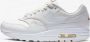 Nike Air Max 1 DC9204-100 Vrouwen Wit sneakers - Thumbnail 1