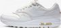 Nike Air Max 1 DC9204 100 Vrouwen Wit sneakers - Thumbnail 1