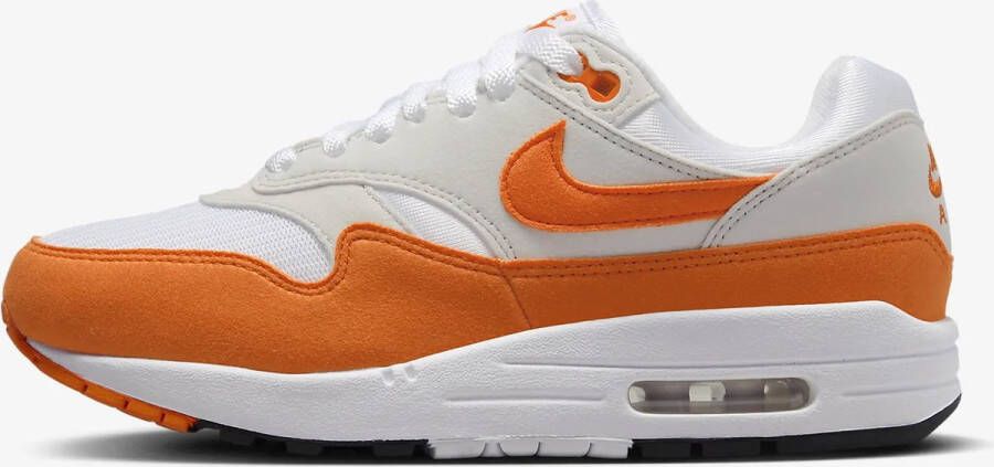 Nike Wmns Air Max 1 '87 Sneakers Dames natural grey safety orange white black maat: 36.5 beschikbare maaten:36.5 37.5 38 39 40.5 41 - Foto 5