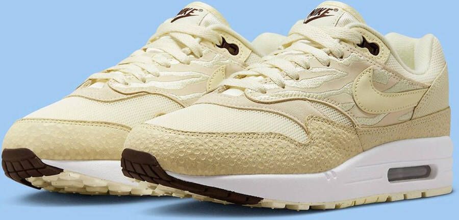Nike Air Max 1 '87 'Safari Coconut Milk ( s) FD9856-100 sneakers laag geel beige coconut