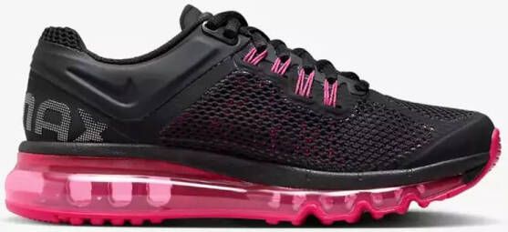 Nike Air Max 2013 Retro Heren Sneaker Zwart Roze Doos zonder deksel