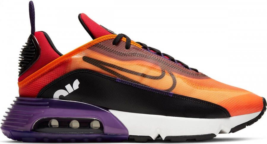 Nike Air Max 2090 Herenschoen Magma Orange Eggplant Habanero Red Black Heren