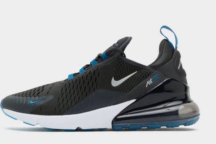 Nike Herenschoenen Air Max 270 Anthracite Industrial Blue White Metallic Silver- Heren Anthracite Industrial Blue White Metallic Silver