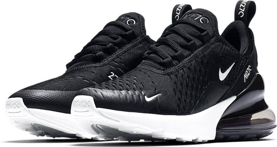 Nike Air Max 270 (gs) Running Schoenen black white-anthracite maat: 37.5 beschikbare maaten:36.5 37.5 38.5