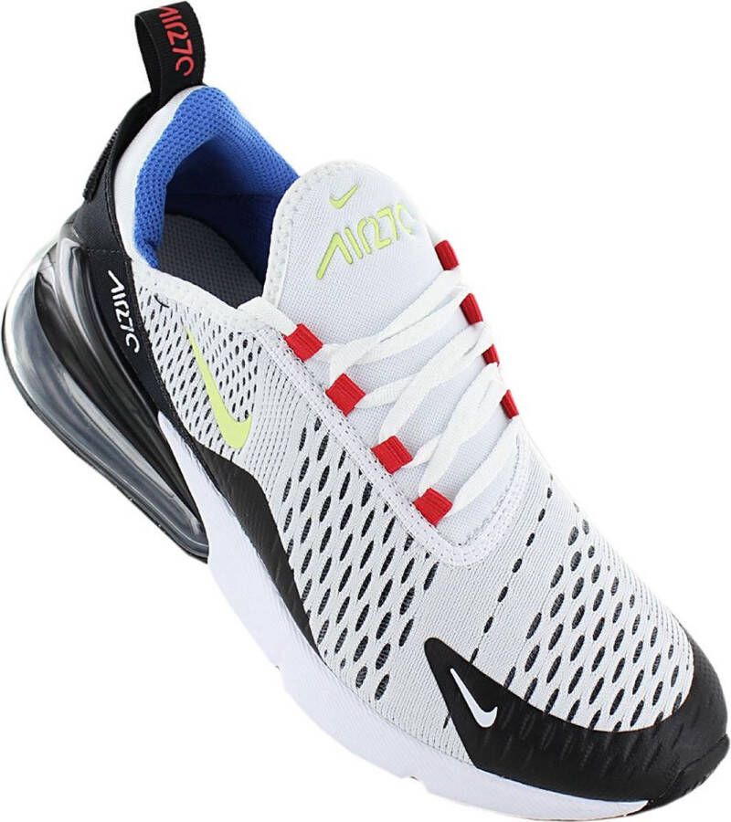 Nike Air Max 270 GS Dames Sneakers Schoenen Sportschoenen Wit Zwart DQ1107