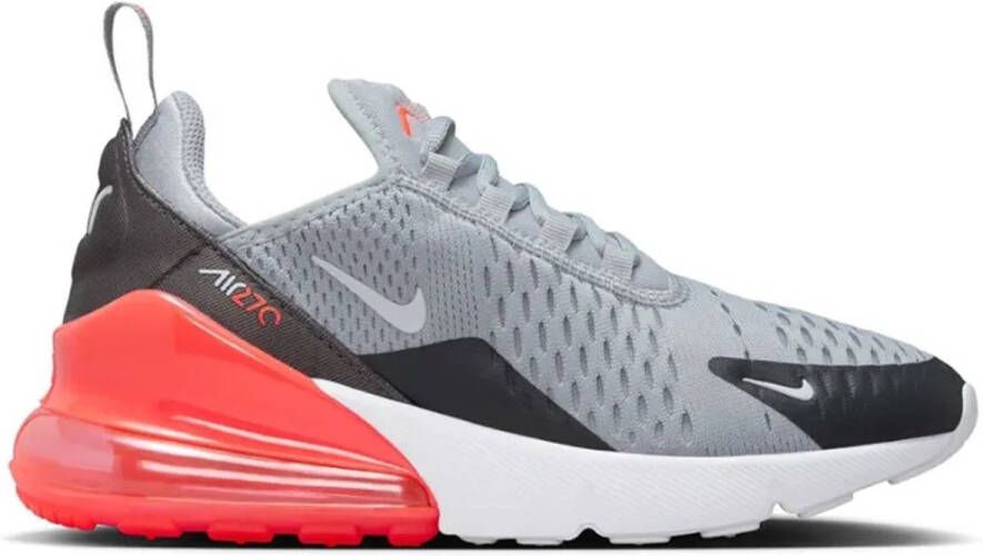 Nike Kinderschoenen Air Max 270 Wolf Grey Anthracite Bright Crimson White Wolf Grey Anthracite Bright Crimson White