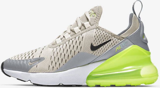 Nike Air Max 270 (GS) Grijs Geel Doos zonder deksel