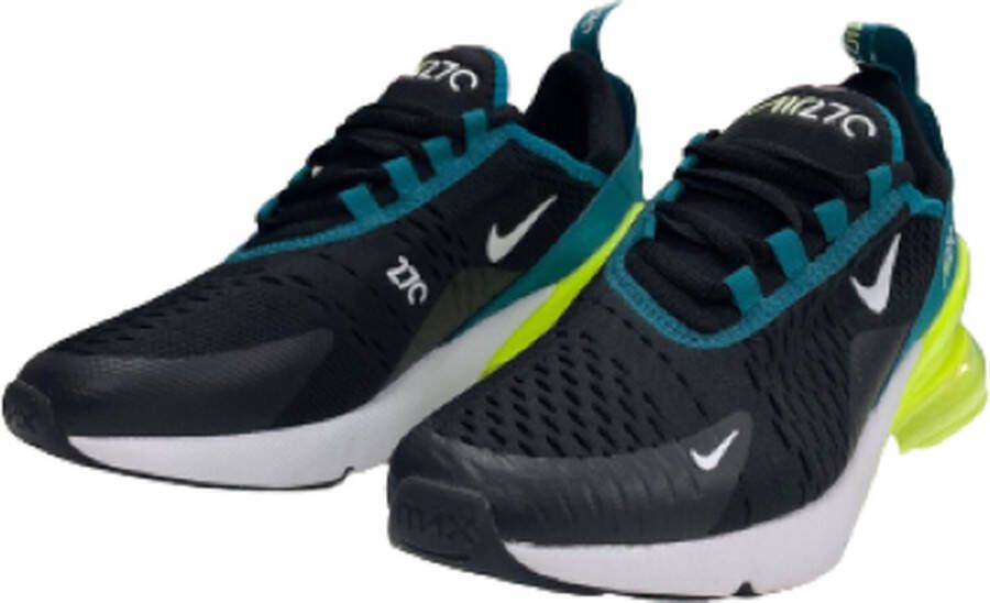 Nike air max 270 (GS) Zwart groen wit turquoise