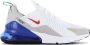 Nike Air Max 270 Heren Sneakers Sportschoenen Schoenen Wit-Blauw DV3731 - Thumbnail 1