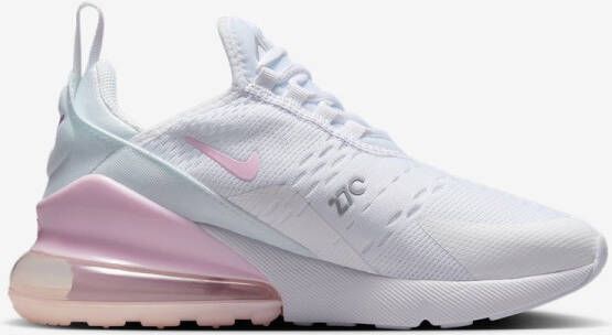 Nike Kinderschoenen Air Max 270 White Light Smoke Grey Pink Foam Kind White Light Smoke Grey Pink Foam