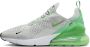 Nike Air Max 270 Light Silver Green Shock Sneakers Unisex Doos Zonder Deksel - Thumbnail 4