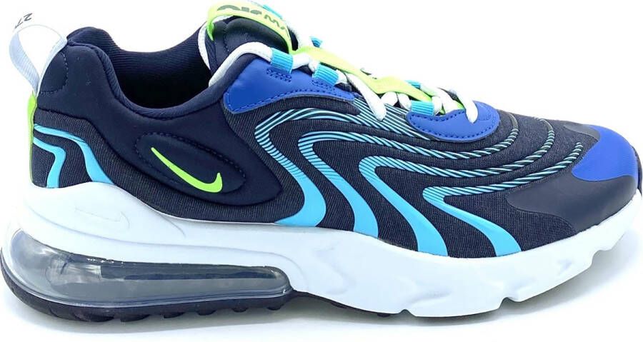 Nike Air Max 270 React sneakers blauw aqua geel - Foto 2