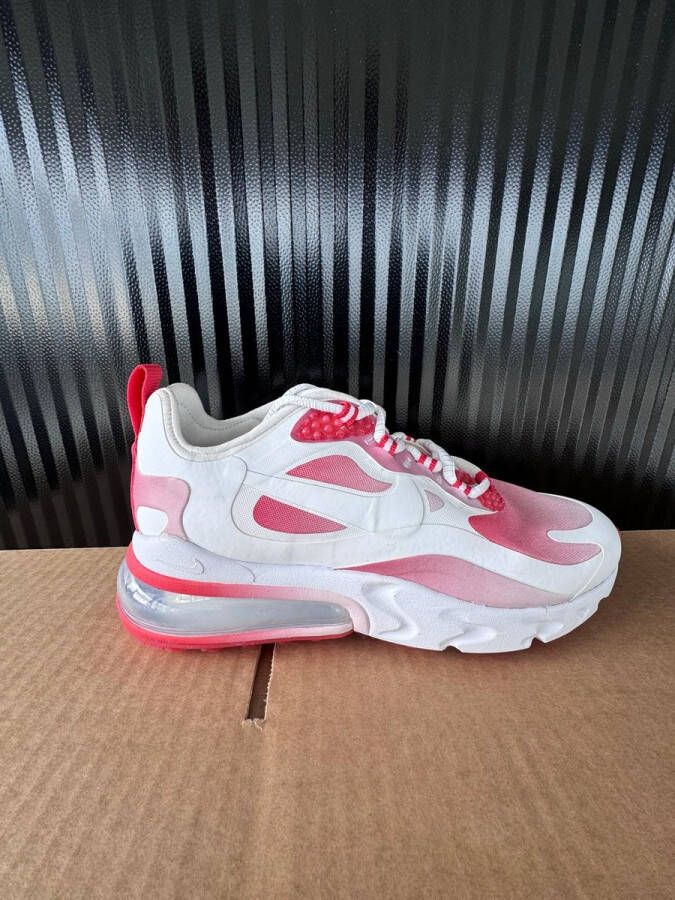 Nike Air Max 270 React SE Unieke Sample! Dames Sneaker Wit Roze Rood