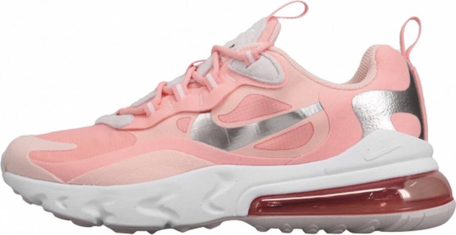 Nike Air Max 270 React Junior Pink White Silver Kind