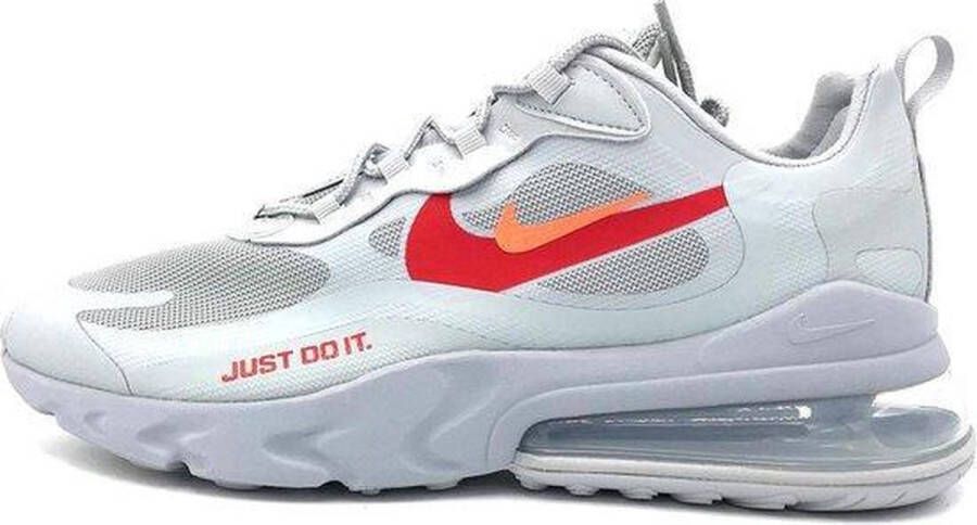 Nike Air Max 270 React Wolf Grey Hyper Crimson