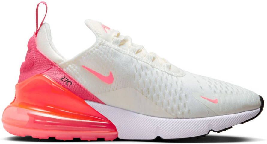 Nike Air Max 270 Sail White Hot Punch Sneakers Dames Doos Zonder Deksel