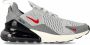 Nike Air Max 270 gym red white black men grijs Schoenen - Thumbnail 1