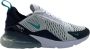 Nike Damesschoenen Air Max 270 White Black Metallic Silver Dusty Cactus- Dames White Black Metallic Silver Dusty Cactus - Thumbnail 1