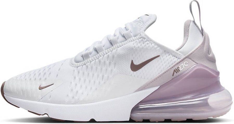Nike Damesschoenen Air Max 270 White Smokey Mauve Black Platinum Violet- Dames White Smokey Mauve Black Platinum Violet