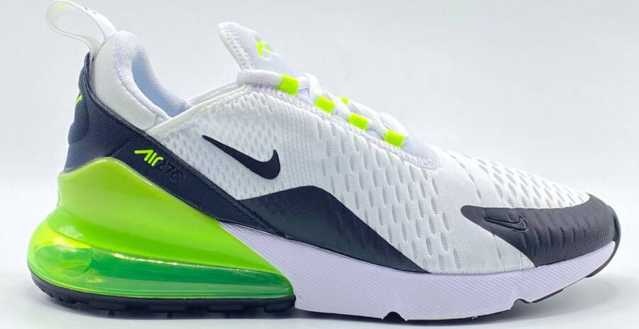 Nike Air Max 270 Heren Schoenen White Textil Synthetisch 5 Foot Locker