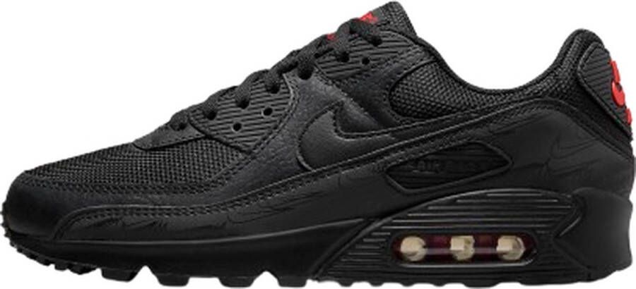 Nike Air Max 90 Herenschoenen Black Light Crimson Black- Heren Black Light Crimson Black
