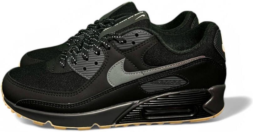 Nike Air Max 90 Black Smoke Grey Gum Reflective FV0387