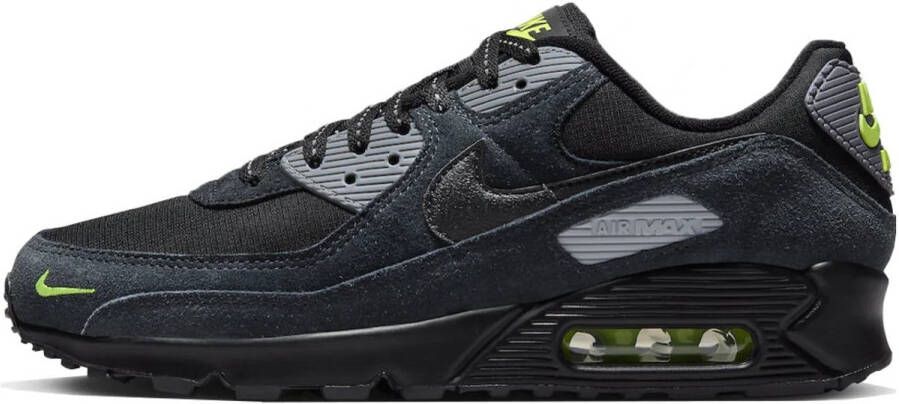 Nike Herenschoenen Air Max 90 Black Volt Cool Grey Black- Heren Black Volt Cool Grey Black