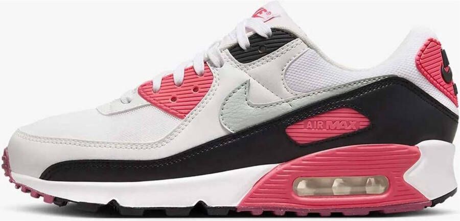 Nike Air Max 90 Wmns Aster Pink Sneakers Wit Aster Pink Zwart Light Silver