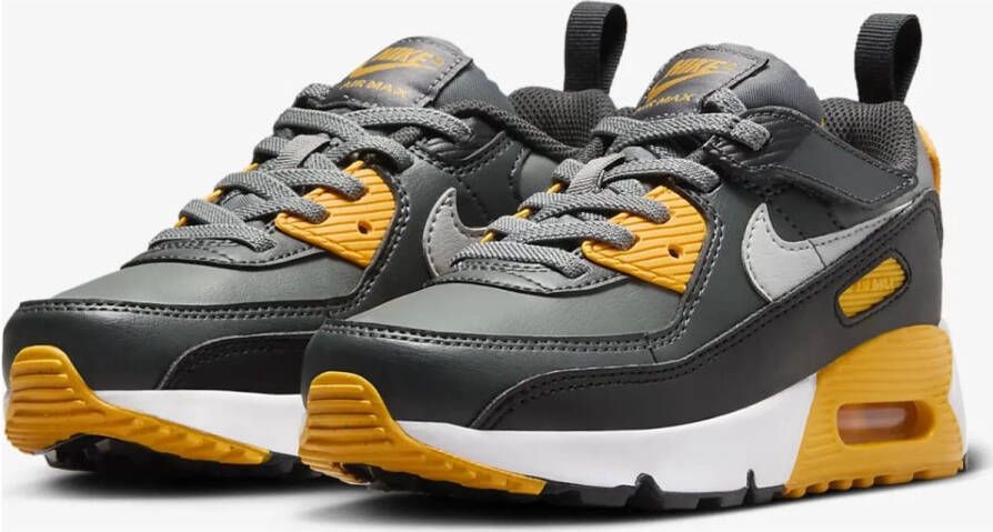 Nike Kleuterschoenen Air Max 90 EasyOn Smoke Grey Anthracite White Light Smoke Grey Kind Smoke Grey Anthracite White Light Smoke Grey