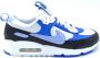 Nike WMNS Air Max 90 Futura Sneakers - en Blauw Wit - Thumbnail 1
