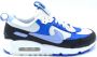 Nike Wmns Air Max 90 Futura Running Schoenen summit white cobalt bliss light photo blue maat: 41 beschikbare maaten:36.5 37.5 38.5 39 40.5 41 - Thumbnail 1