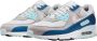 Nike Herenschoenen Air Max 90 Pure Platinum Glacier Blue Court Blue White- Heren Pure Platinum Glacier Blue Court Blue White - Thumbnail 11
