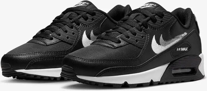 Nike Air Max 90 Sneaker Grey Black Stencil