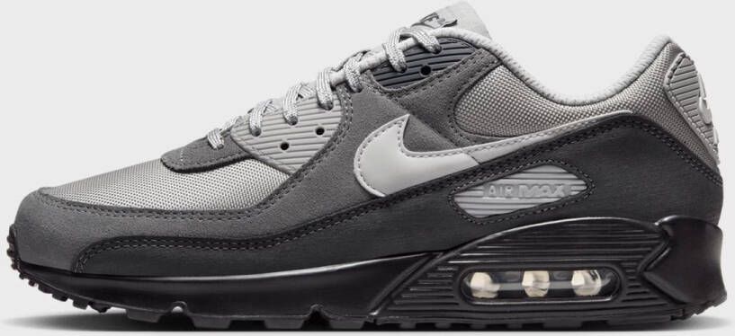 Nike Air Max 90 Grijs Zwart Sneakers Unisex Doos Zonder Deksel