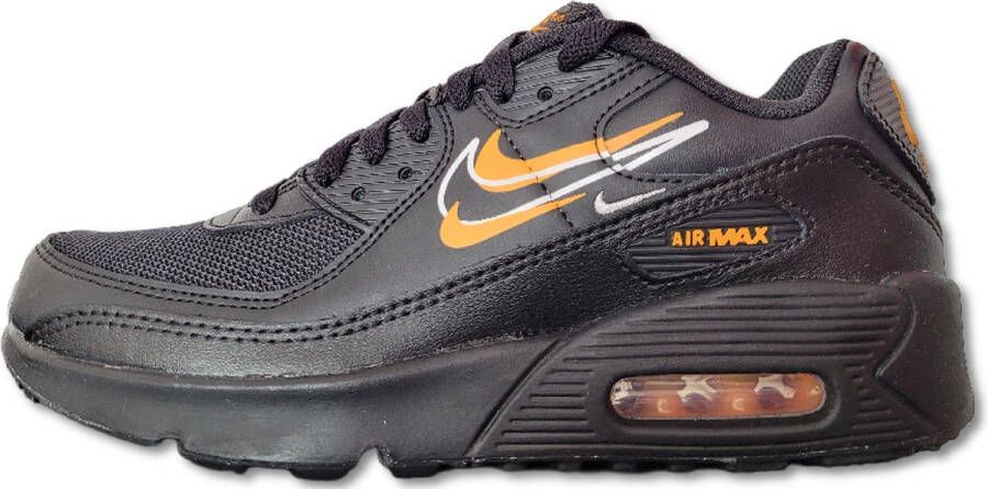 Nike Air Max 90 GS Black KumQuat White Unisex