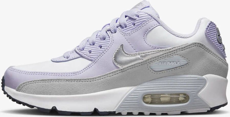 Nike Air Max 90 LTR Dames Sneakers Wit Licht Paars - Foto 3