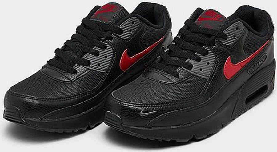 Nike Air Max 90 GS Next Nature Black Gym Red Iron Grey - Foto 2