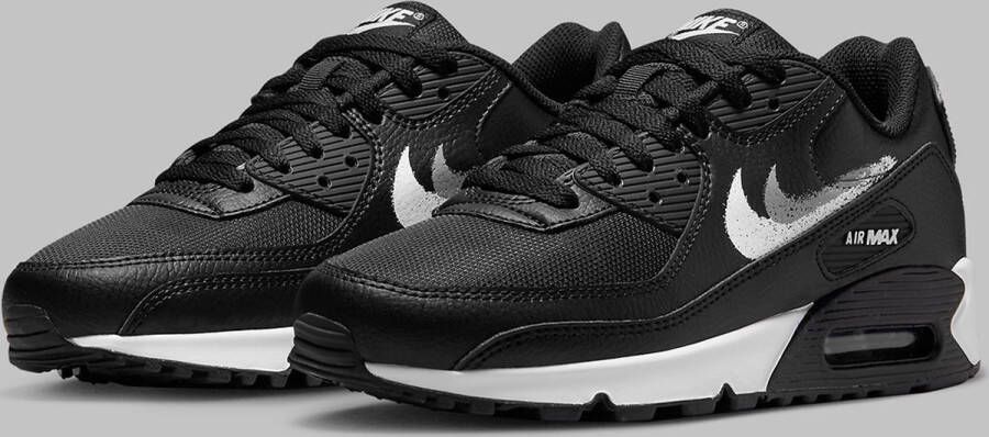 Nike Air Max 90 Heren Sneaker Grey Black Stencil