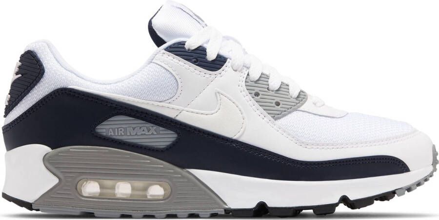 Nike Air Max 90 Heren Sneakers White White-Particle Grey-Obsidian - Foto 2