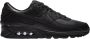 Nike Air Max 90 Leather Heren Sneakers Black Black-Black - Thumbnail 1