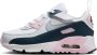 Nike Kleuterschoenen Air Max 90 EasyOn White Pink Foam Armoury Navy Wolf Grey White Pink Foam Armoury Navy Wolf Grey - Thumbnail 1