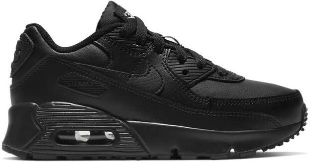 Nike Air Max 90 Leather Sneakers Kinderen Black Black White Black Kind