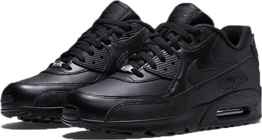 Nike Air Max 90 Leather Zwart Heren Sneaker 302519