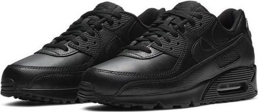 Nike Air Max 90 Leather Heren Sneakers Black Black-Black - Foto 2