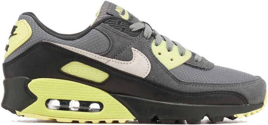 Nike Lage Sneakers Air Max 90 Smoke Grey Light Lemon Twist