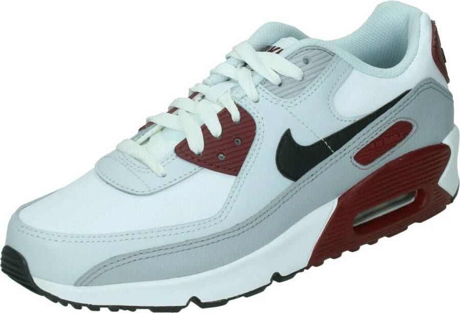 Nike Air Max 90 LTR Kids White Dark Team Red Pure Platinum Black Kind White Dark Team Red Pure Platinum Black