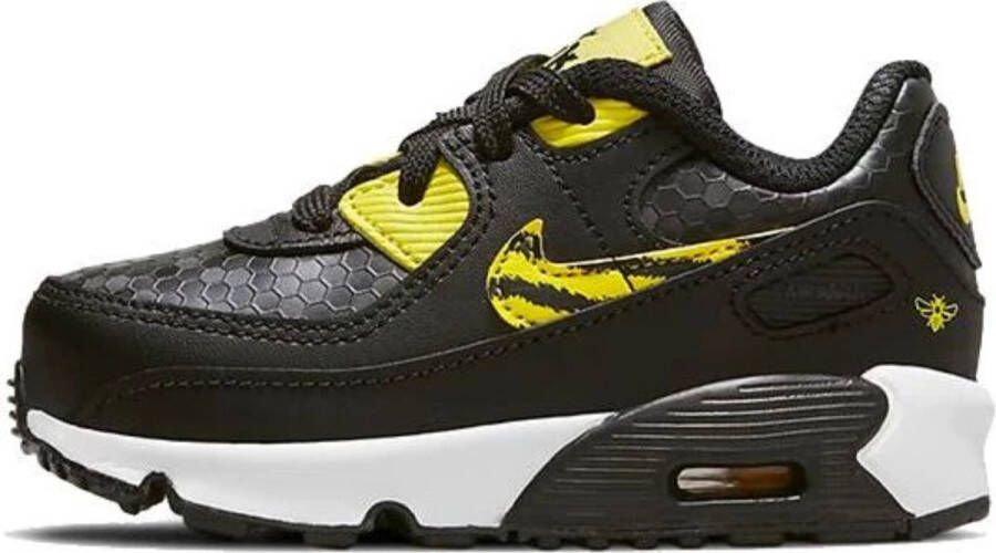 black and yellow air max kids