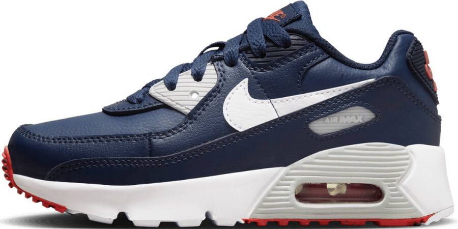 Nike Air Max 90 LTR Kinder Sneakers Blauw Leer