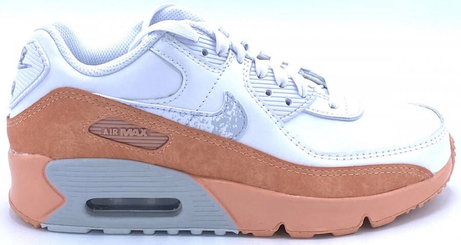 Nike Air Max 90 LTR Wit Roze Dames Sneaker DM0956