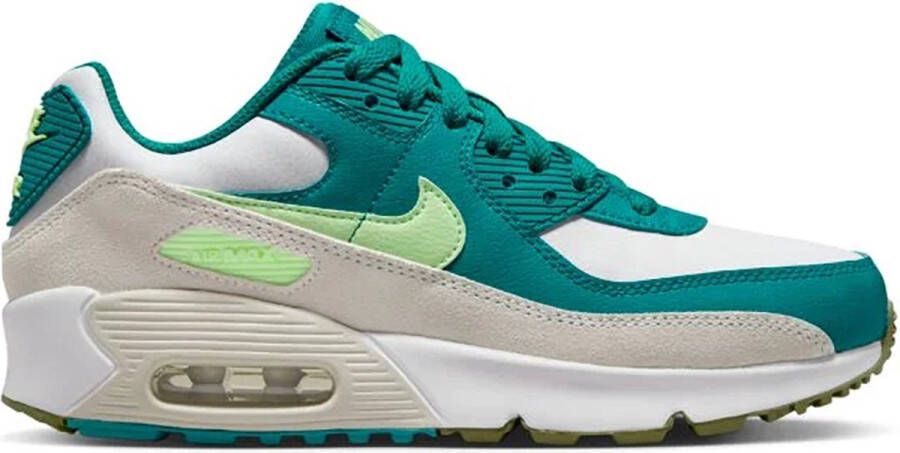 Nike Air Max 90 LTR Kinder Sneakers Wit Groen - Foto 2